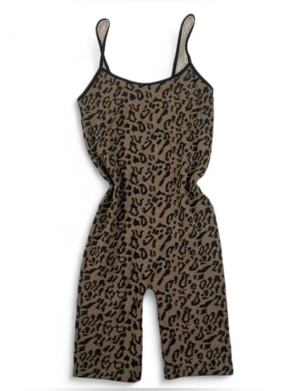 Cheetah Print Romper